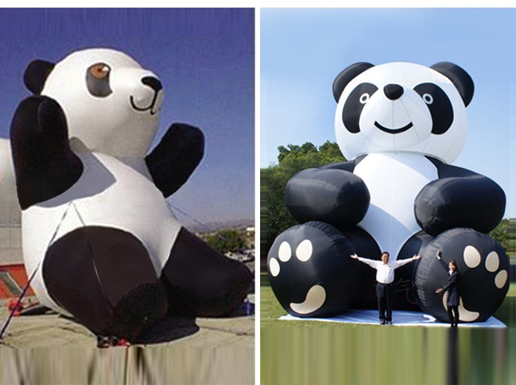 三穗充气熊猫展示